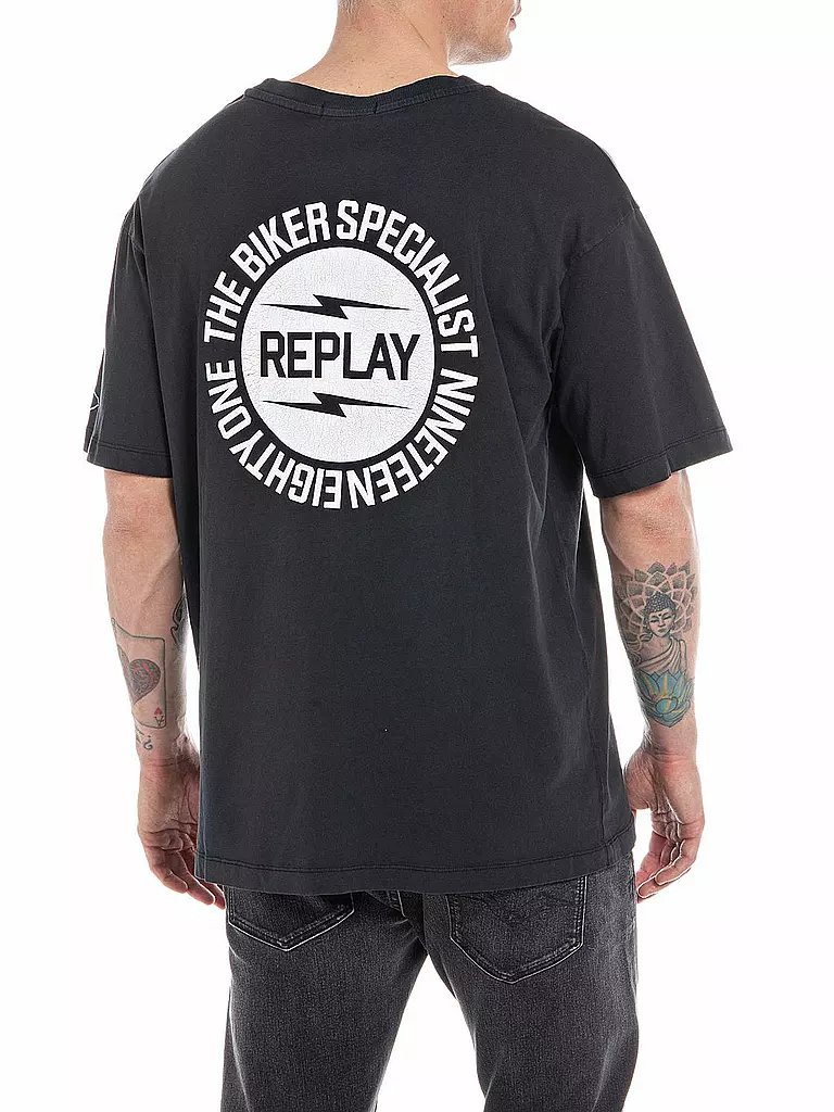 REPLAY | T-Shirt | schwarz