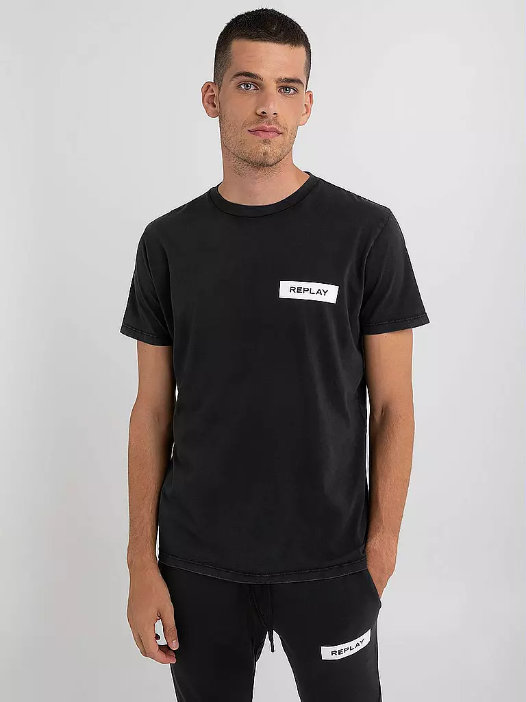 REPLAY | T-Shirt | schwarz