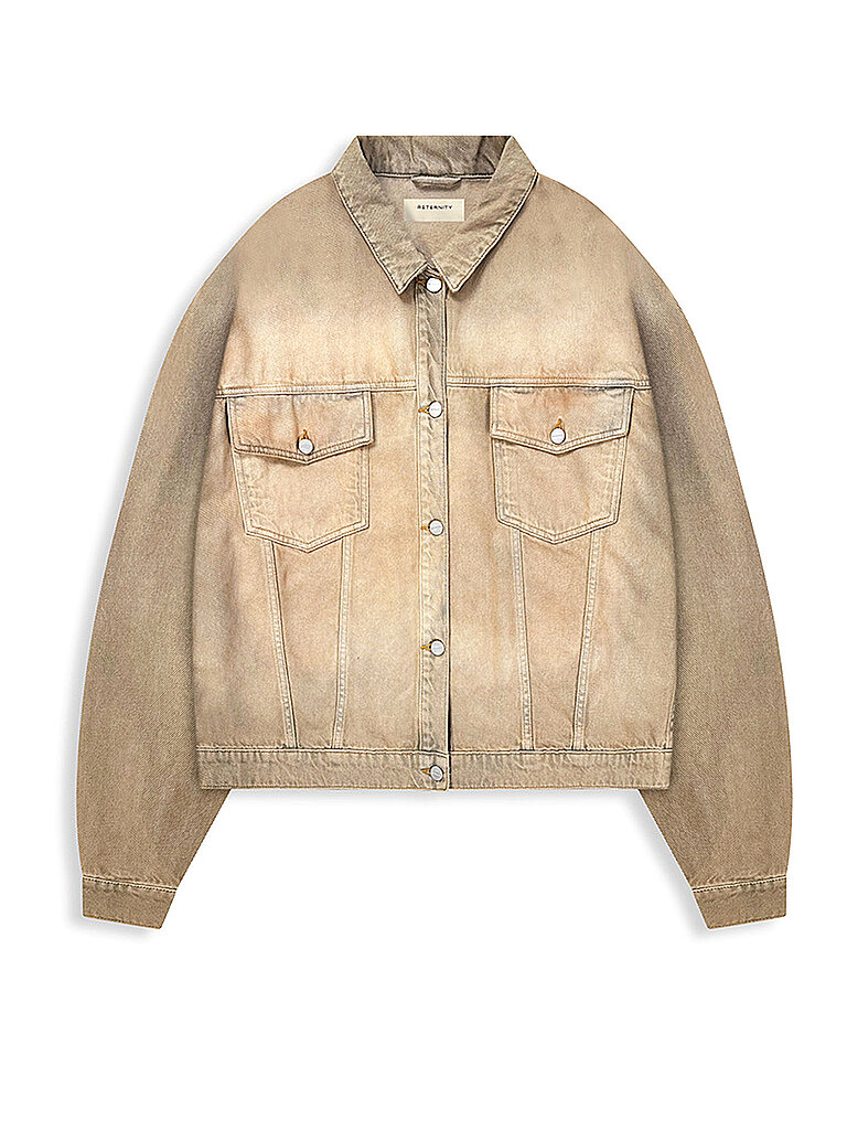 Jeansjacke beige XXL herren