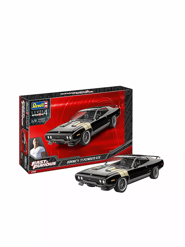 REVELL | Model Set Fast & Furious - Dominics 1971 Plymouth GTX | keine Farbe