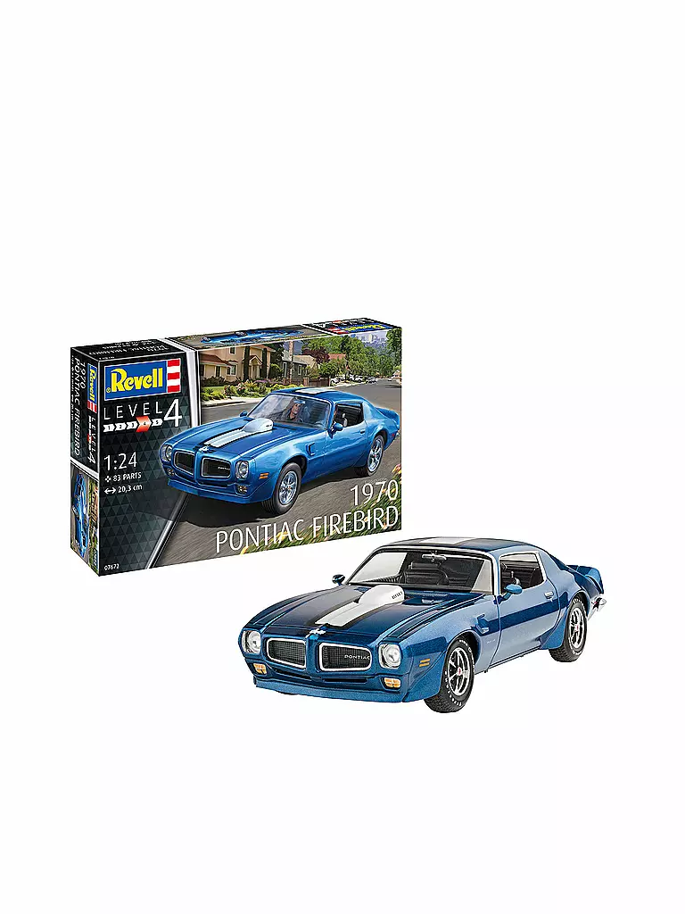 REVELL | Modellbausatz - 1970 Pontiac Firebird 07672 | keine Farbe