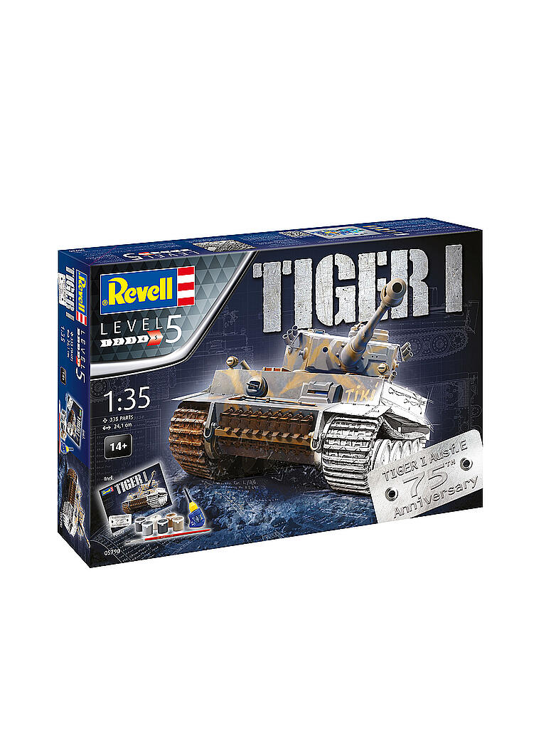 REVELL | Modellbausatz - Geschenkset 75 Jahre Tiger I | keine Farbe