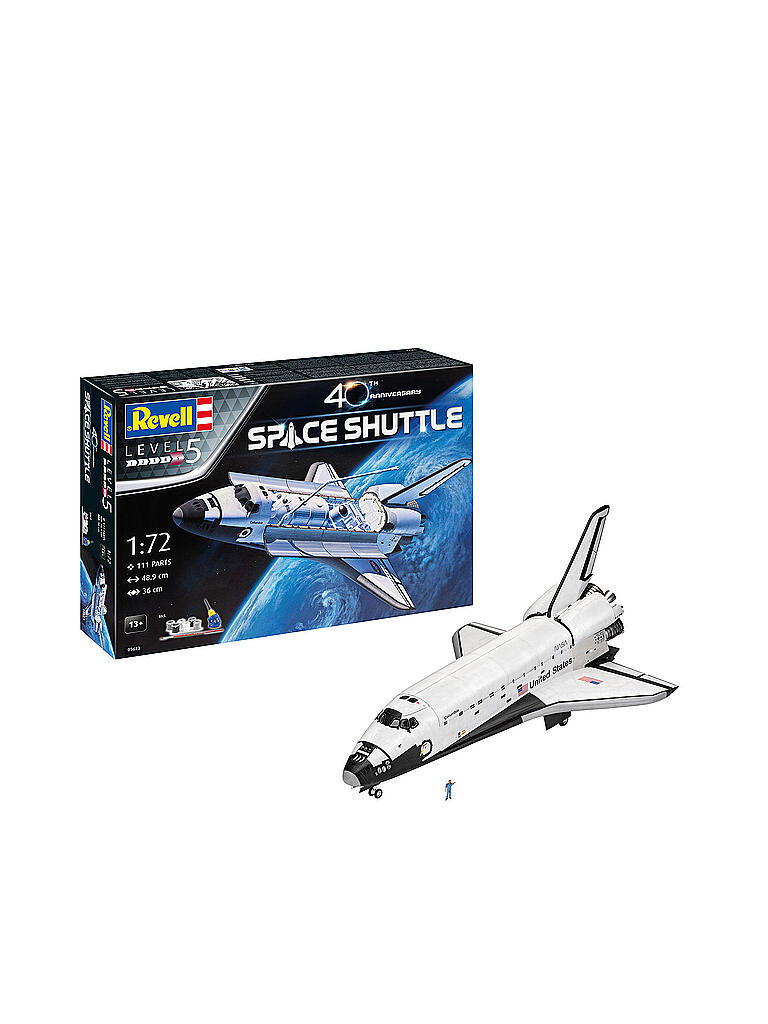 REVELL | Modellbausatz - Geschenkset Space Shuttle, 40th. Anniversary 05673 | keine Farbe