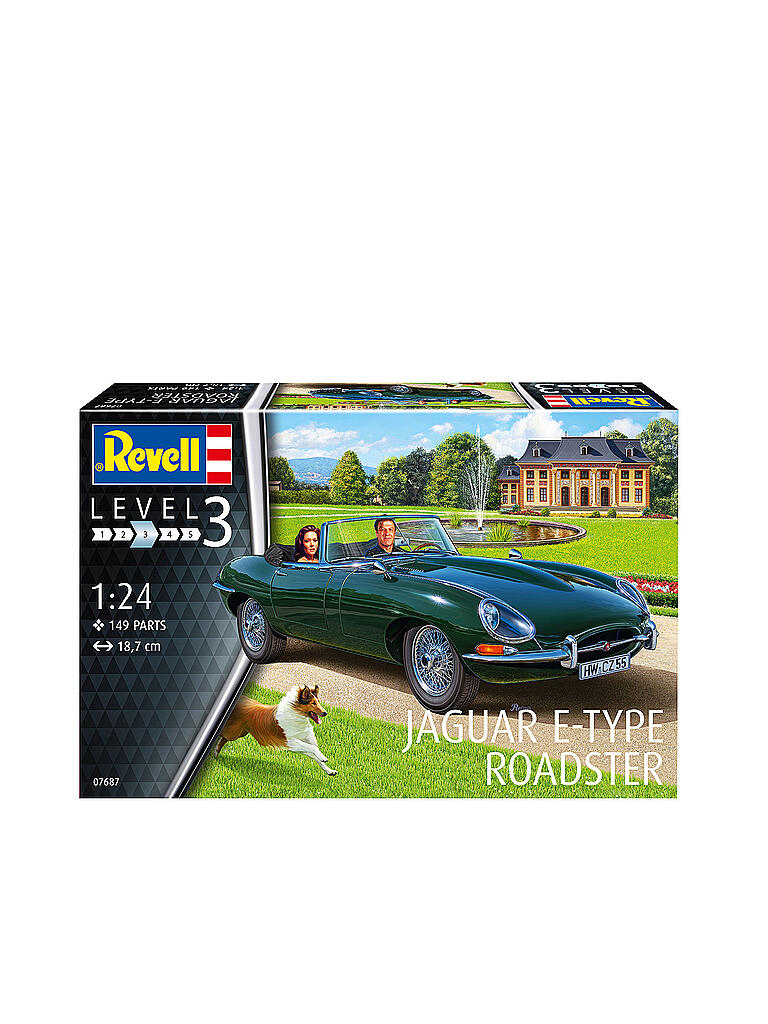 REVELL | Modellbausatz - Jaguar E-Type Roadster 07687 | keine Farbe