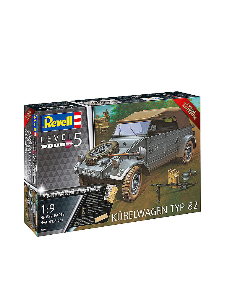 REVELL | Modellbausatz - Kübelwagen Typ 82 03500 | keine Farbe