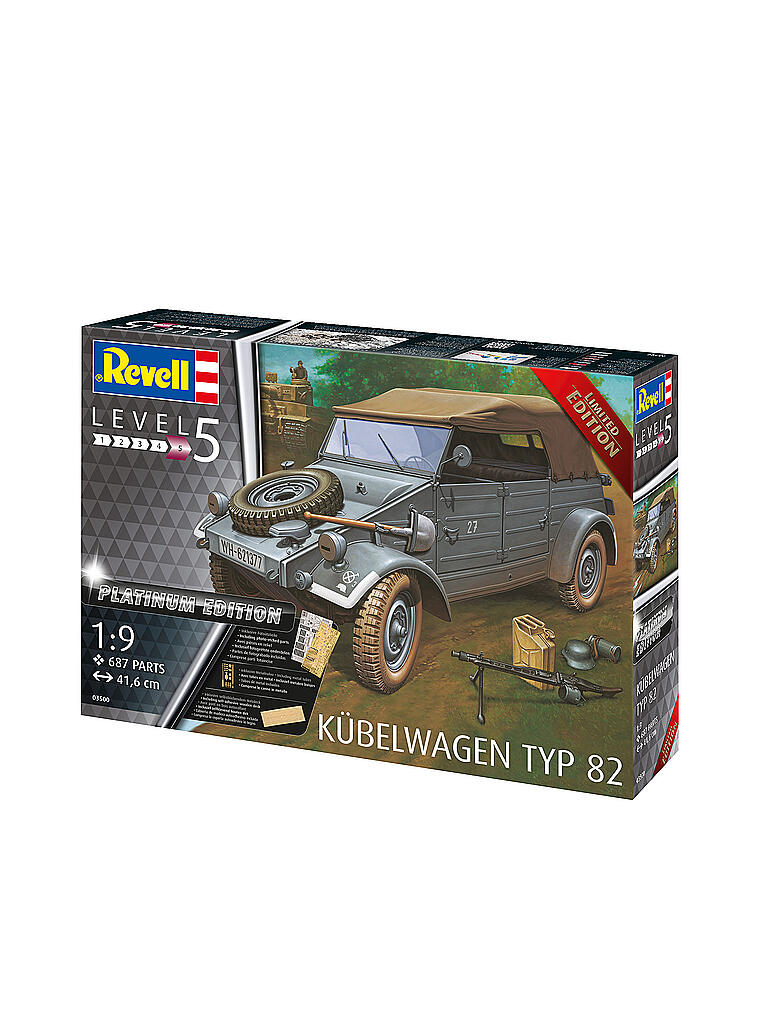 REVELL | Modellbausatz - Kübelwagen Typ 82 03500 | keine Farbe