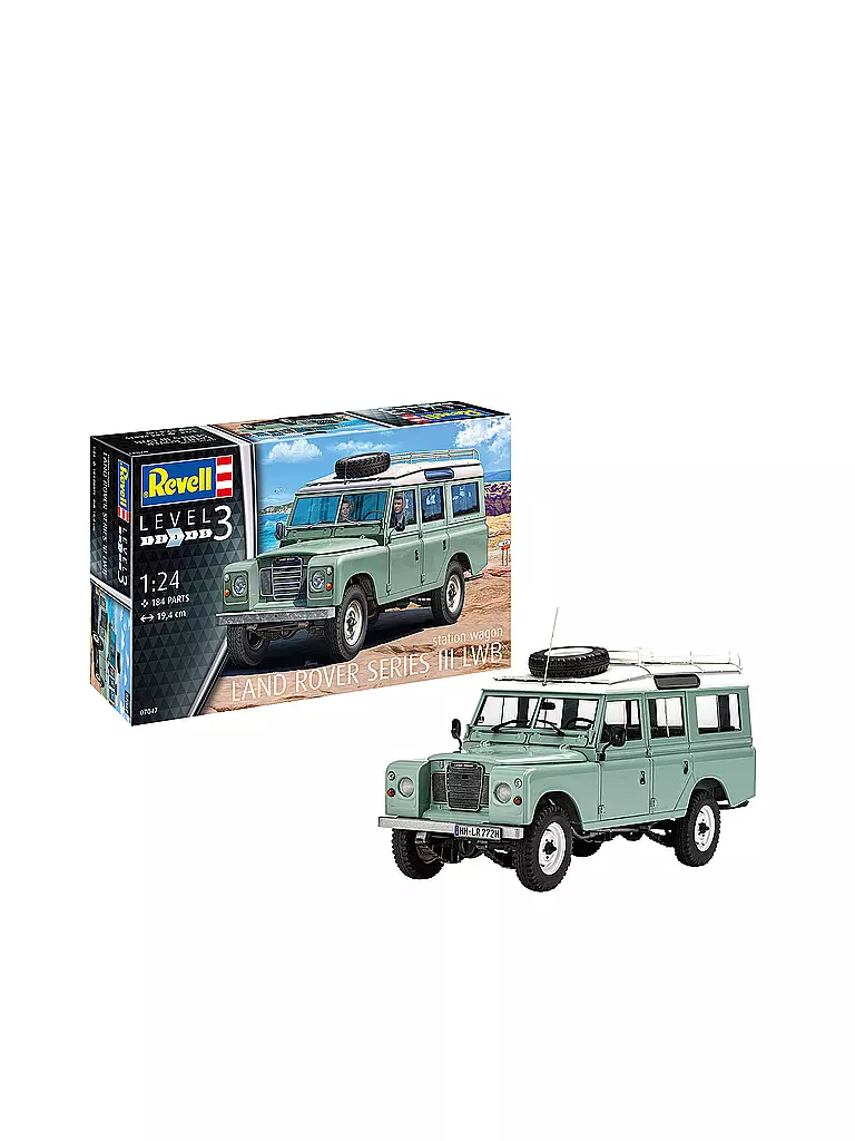 REVELL | Modellbausatz - Land Rover Series III | keine Farbe