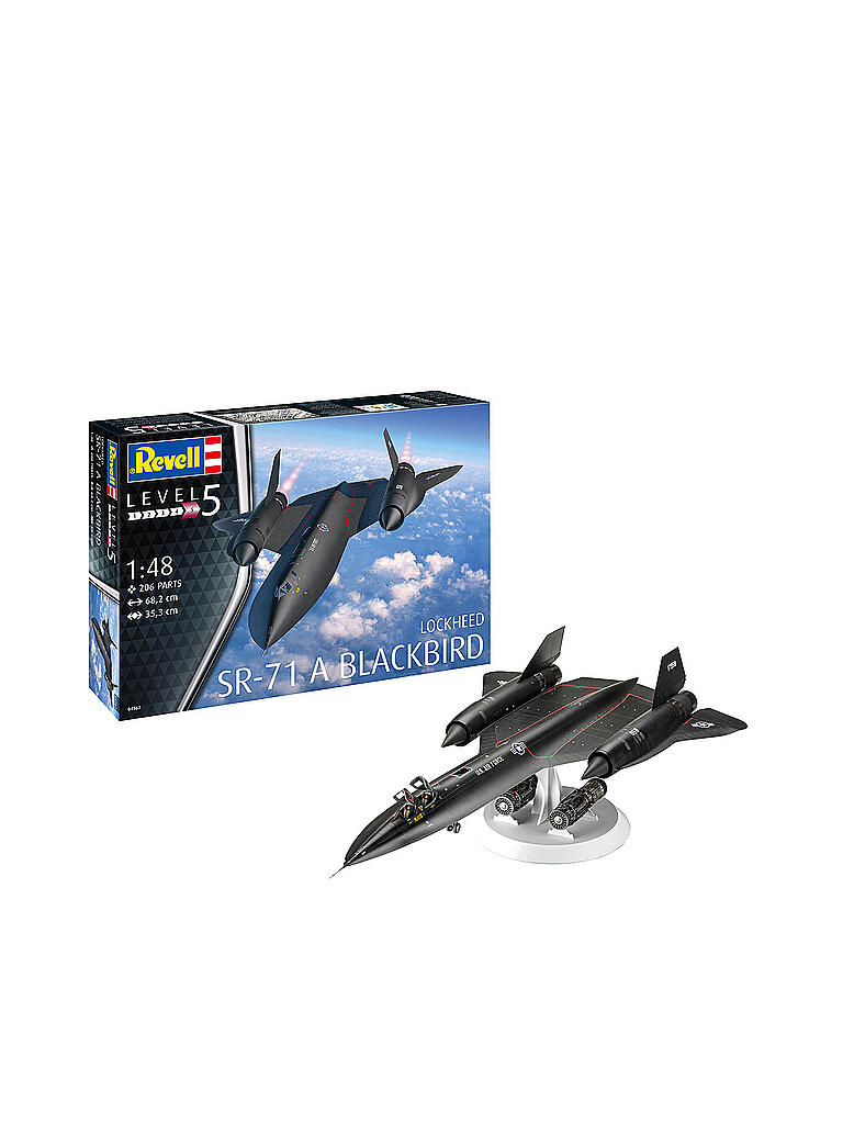 REVELL | Modellbausatz - Lockheed SR-71 Blackbird 04967 | keine Farbe