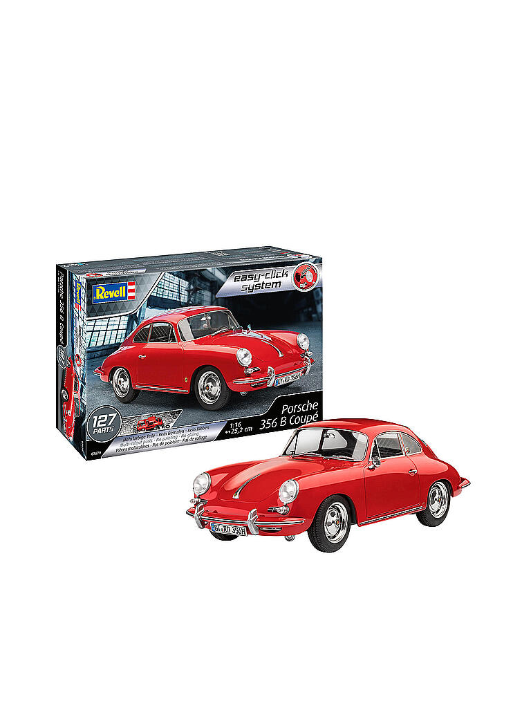 REVELL | Modellbausatz - Porsche 356 B Coupé (easy-click) 07679 | keine Farbe
