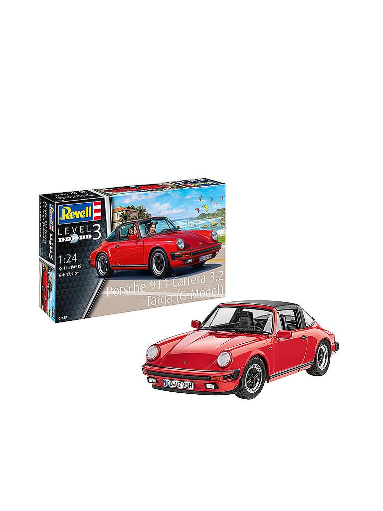 REVELL | Modellbausatz - Porsche 911 Carrera 3.2 Targa (G-Model) Revell | keine Farbe