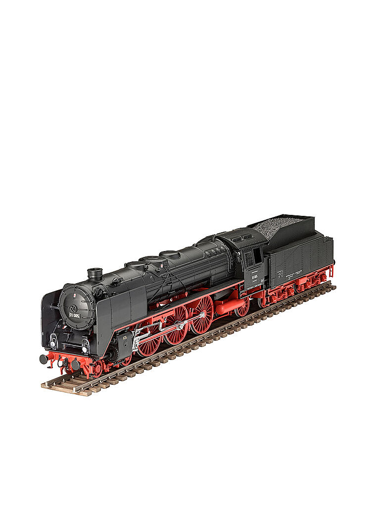 REVELL | Modellbausatz - Schnellzuglok BR01 mit Tender 2'2' T32 | keine Farbe