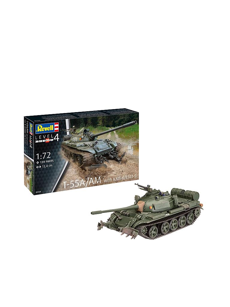 REVELL | Modellbausatz - T-55A/AM with KMT-6/EMT-5 | keine Farbe