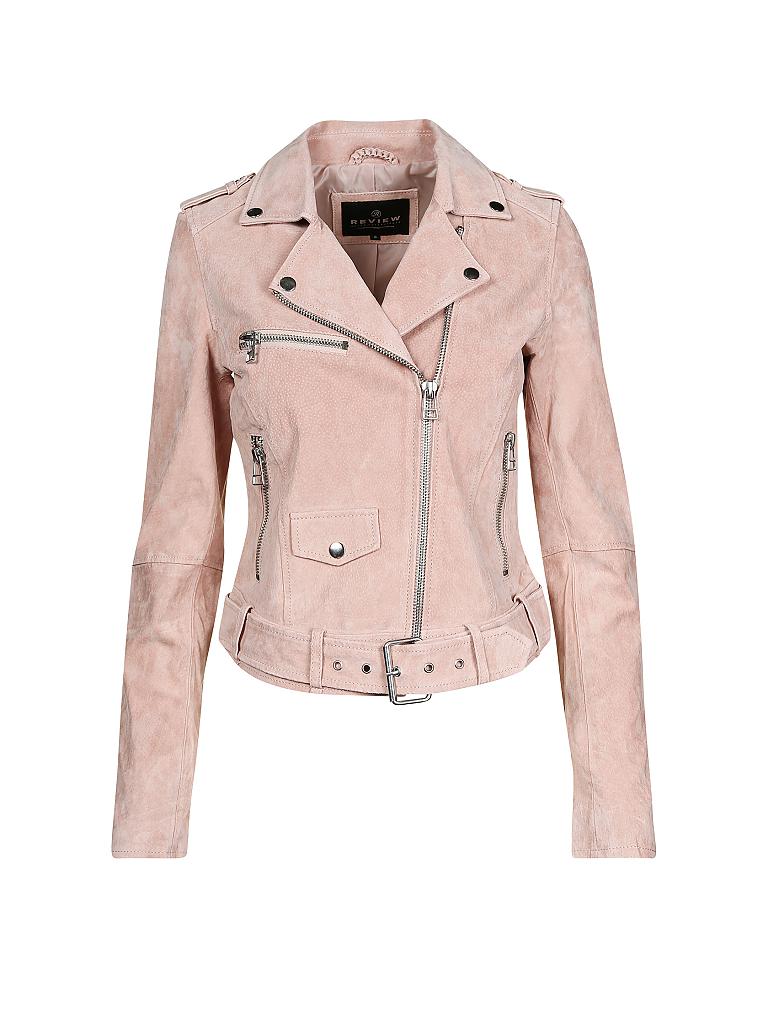 REVIEW | Lederjacke  | rosa