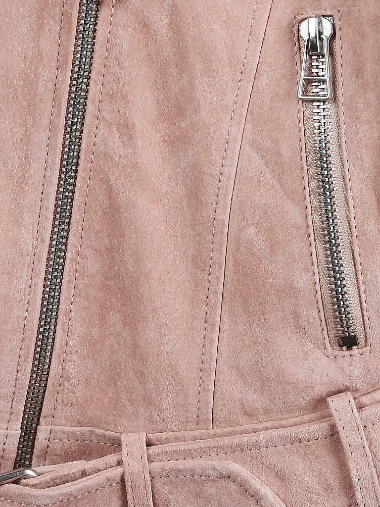 REVIEW | Lederjacke  | rosa