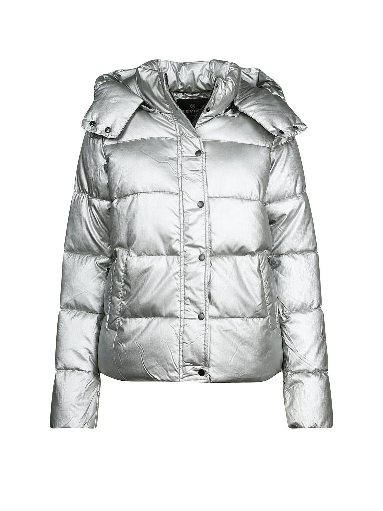 REVIEW | Steppjacke | silber