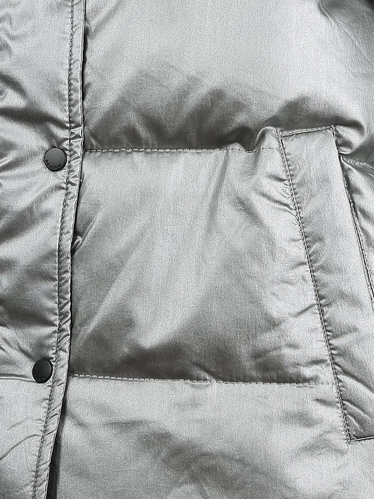 REVIEW | Steppjacke | silber