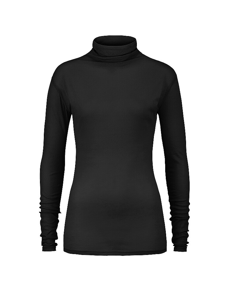 Rollkragenshirt schwarz 44 damen