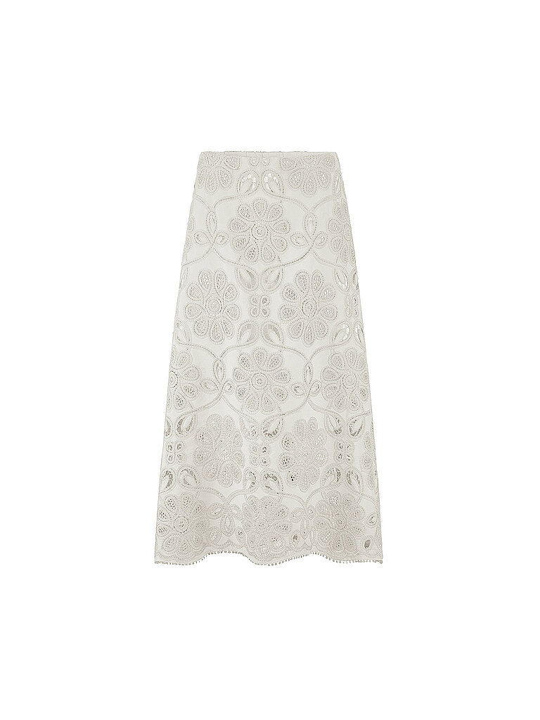 RIANI Midirock creme 44 damen