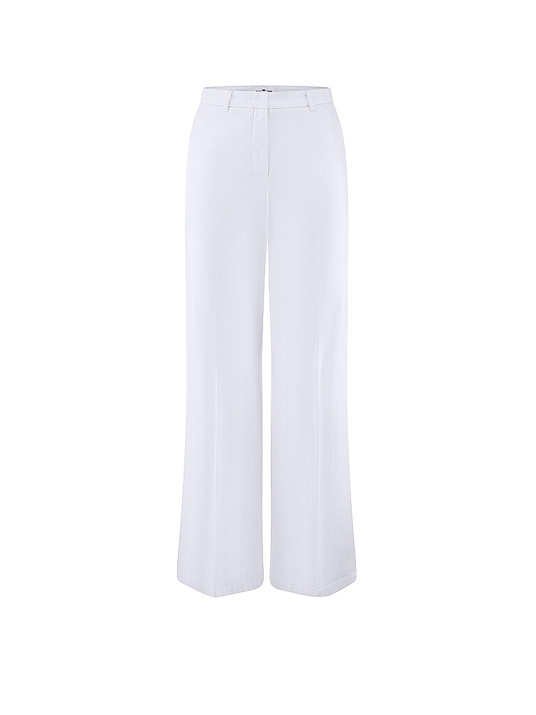 Jeans Wide Leg weiss 40 damen