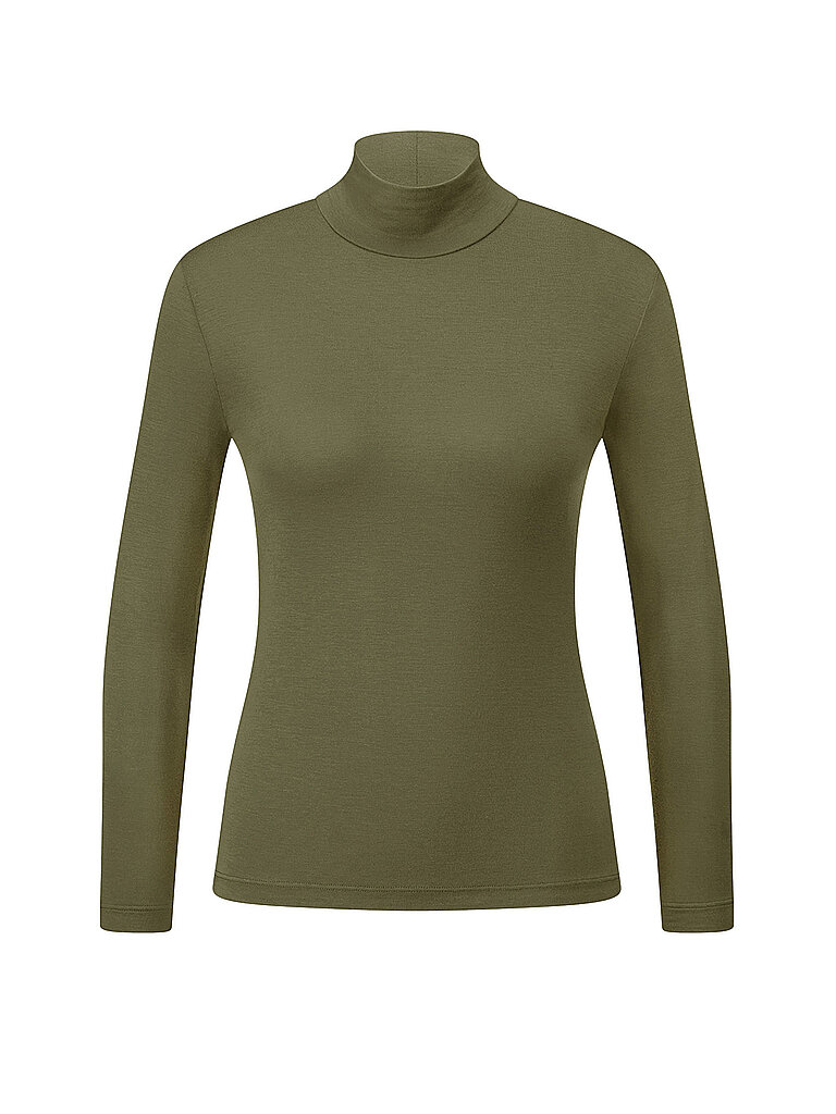 RIANI Langarmshirt  olive | 44