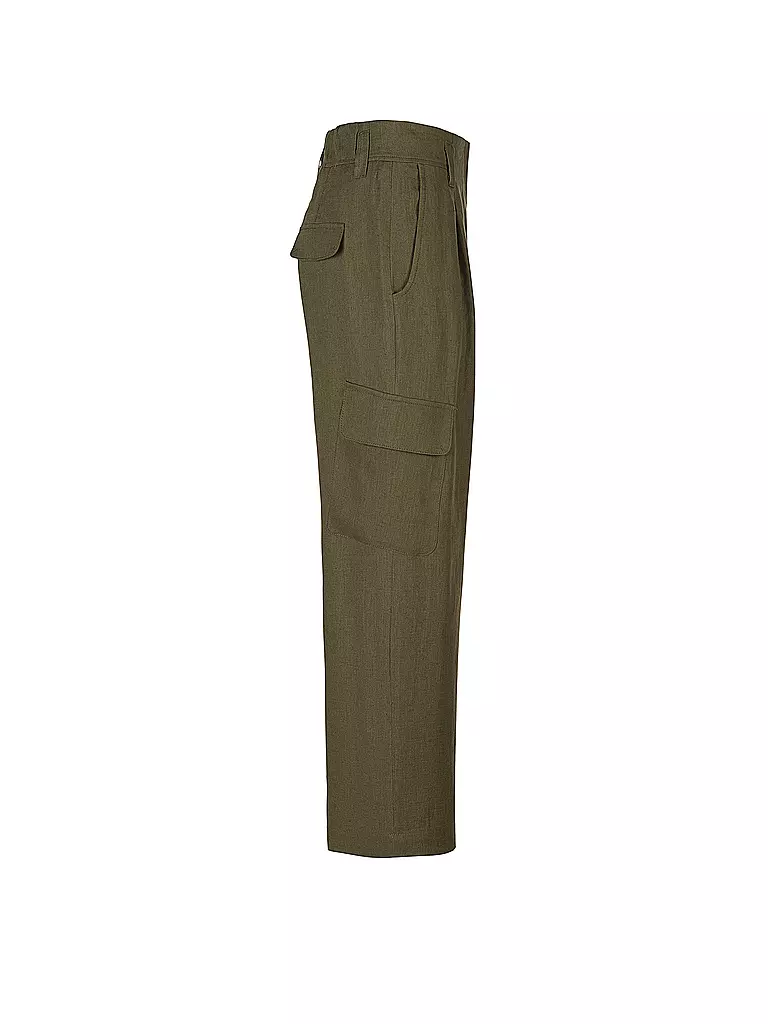 RIANI | Cargohose Wide Fit | olive