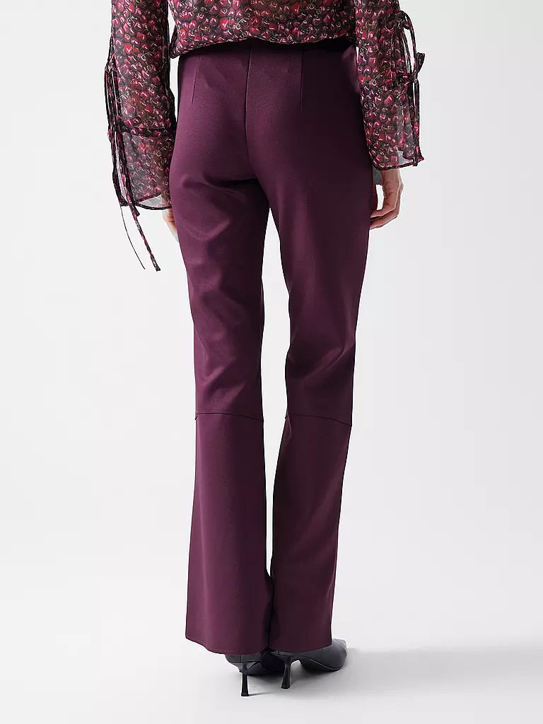 RIANI | Hose Bootcut Fit | dunkelrot