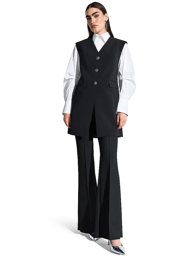 RIANI | Hose Flared Fit | Schwarz