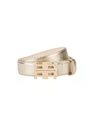 RIANI | Ledergürtel | gold