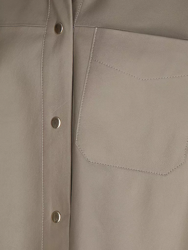 RIANI | Lederjacke | beige