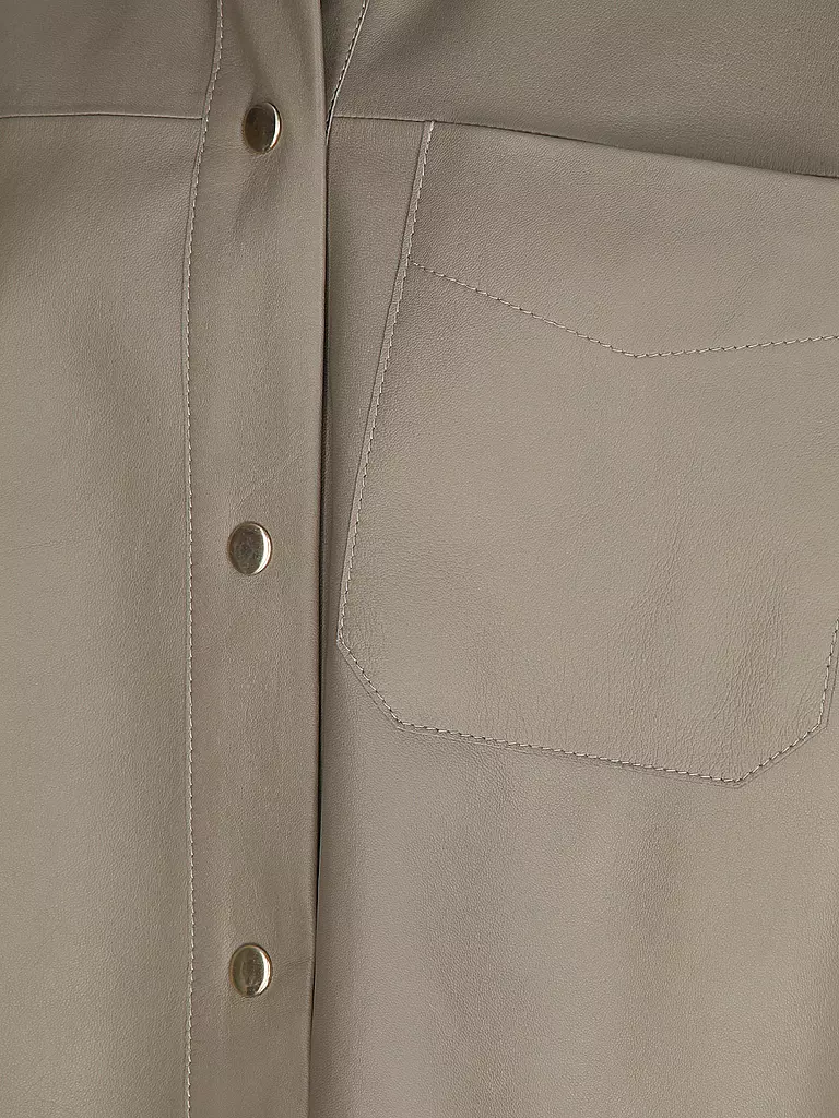 RIANI | Lederjacke | beige