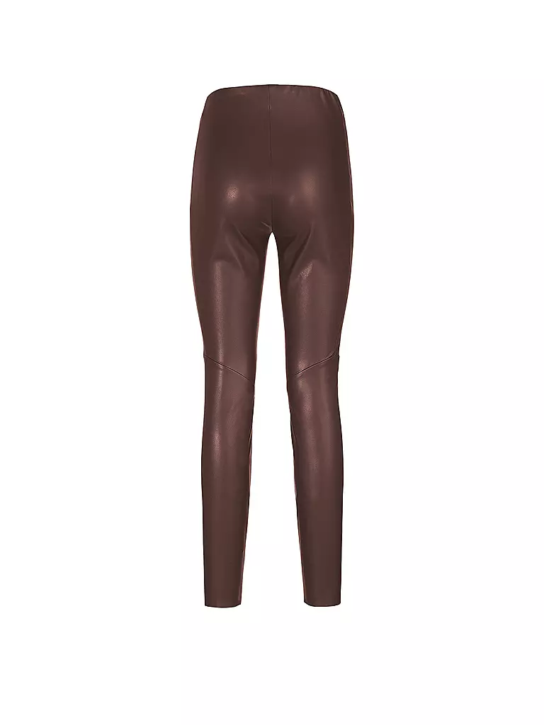 RIANI | Leggings in Lederoptik | rot