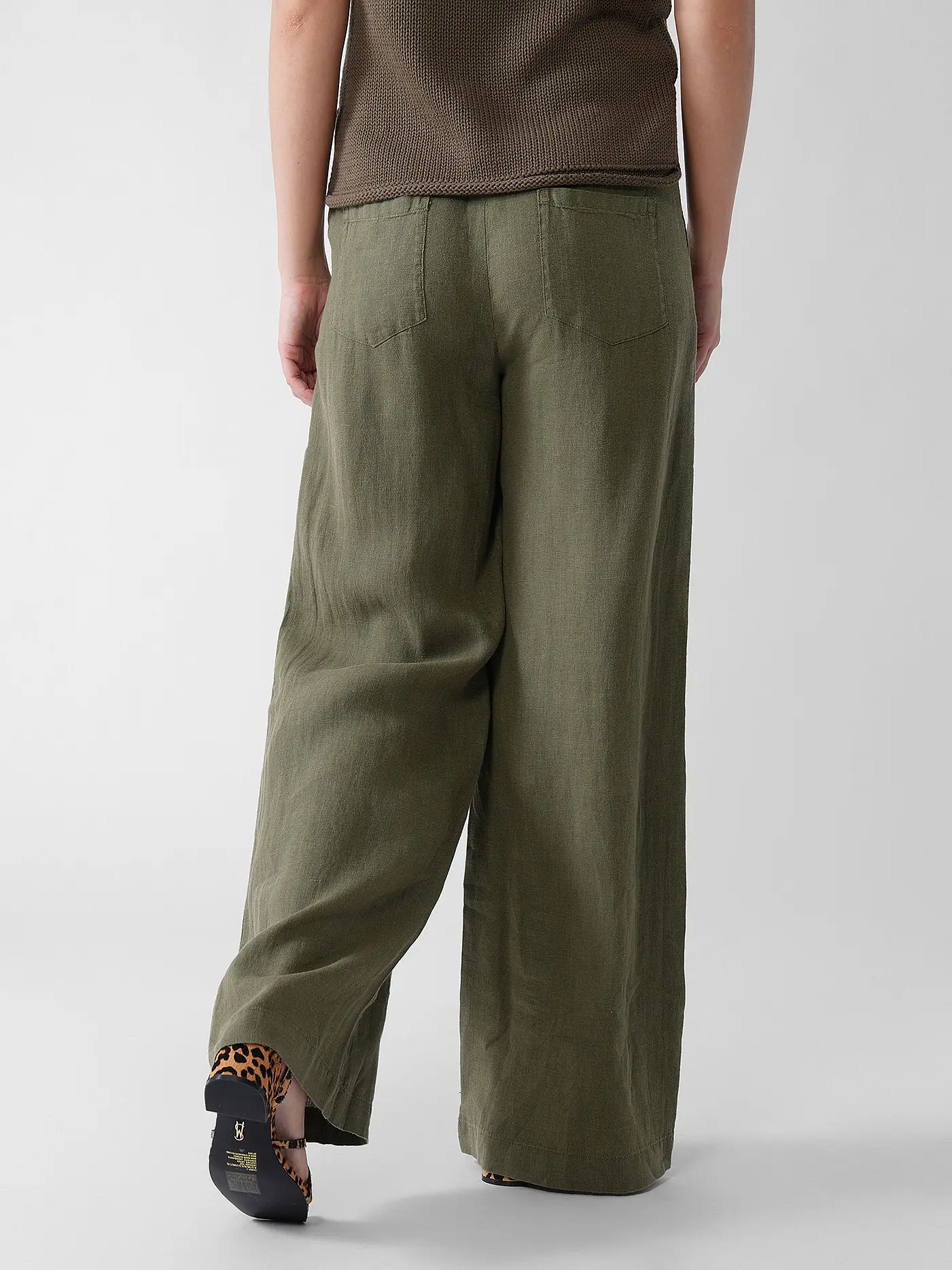 RIANI | Leinenhose  | grün