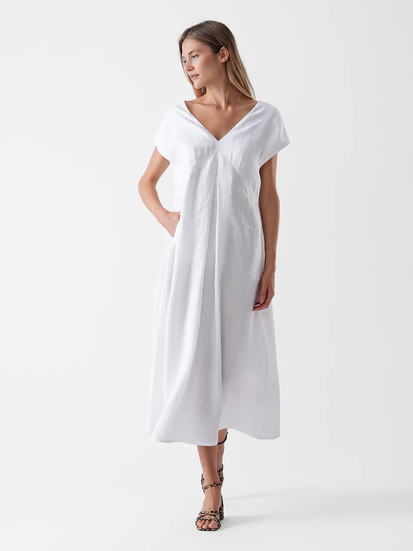 RIANI | Midikleid  | weiss