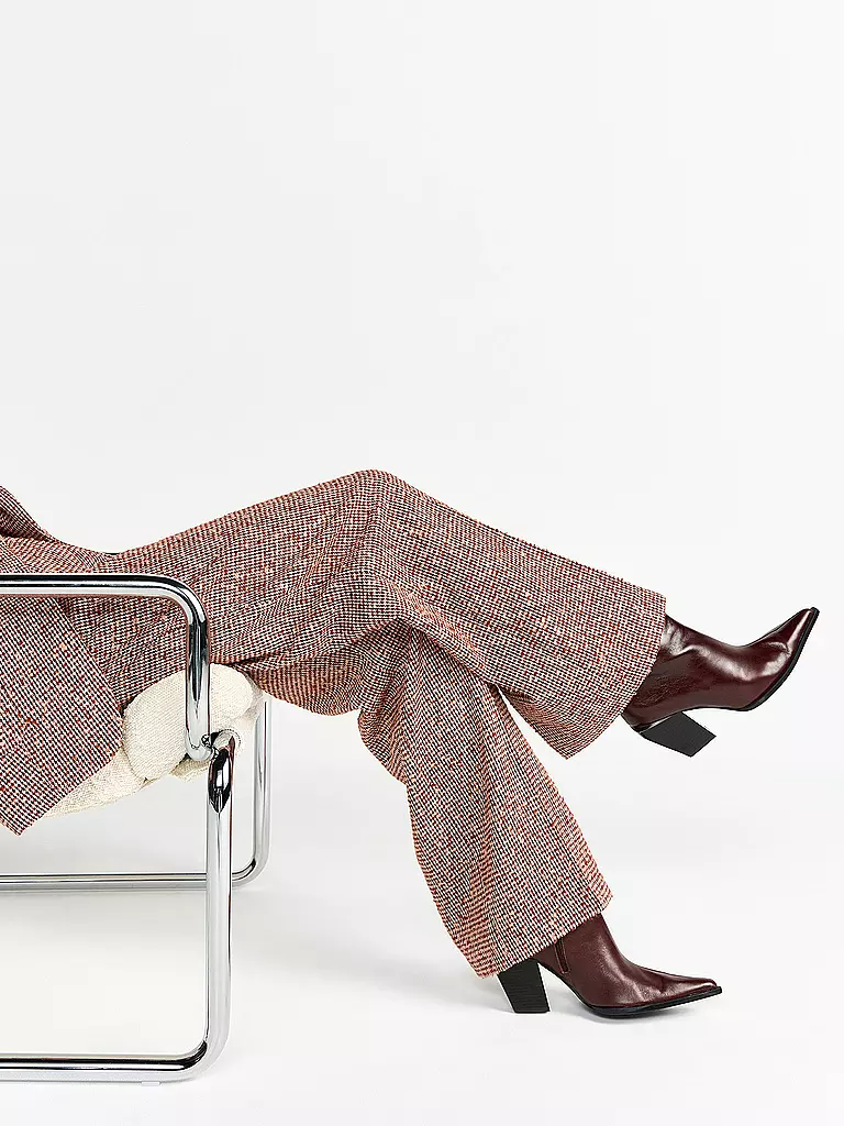 RICH & ROYAL | Businesshose | dunkelrot