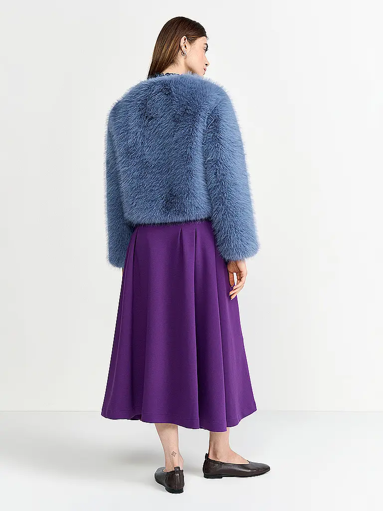 RICH & ROYAL | Jacke in Felloptik |
