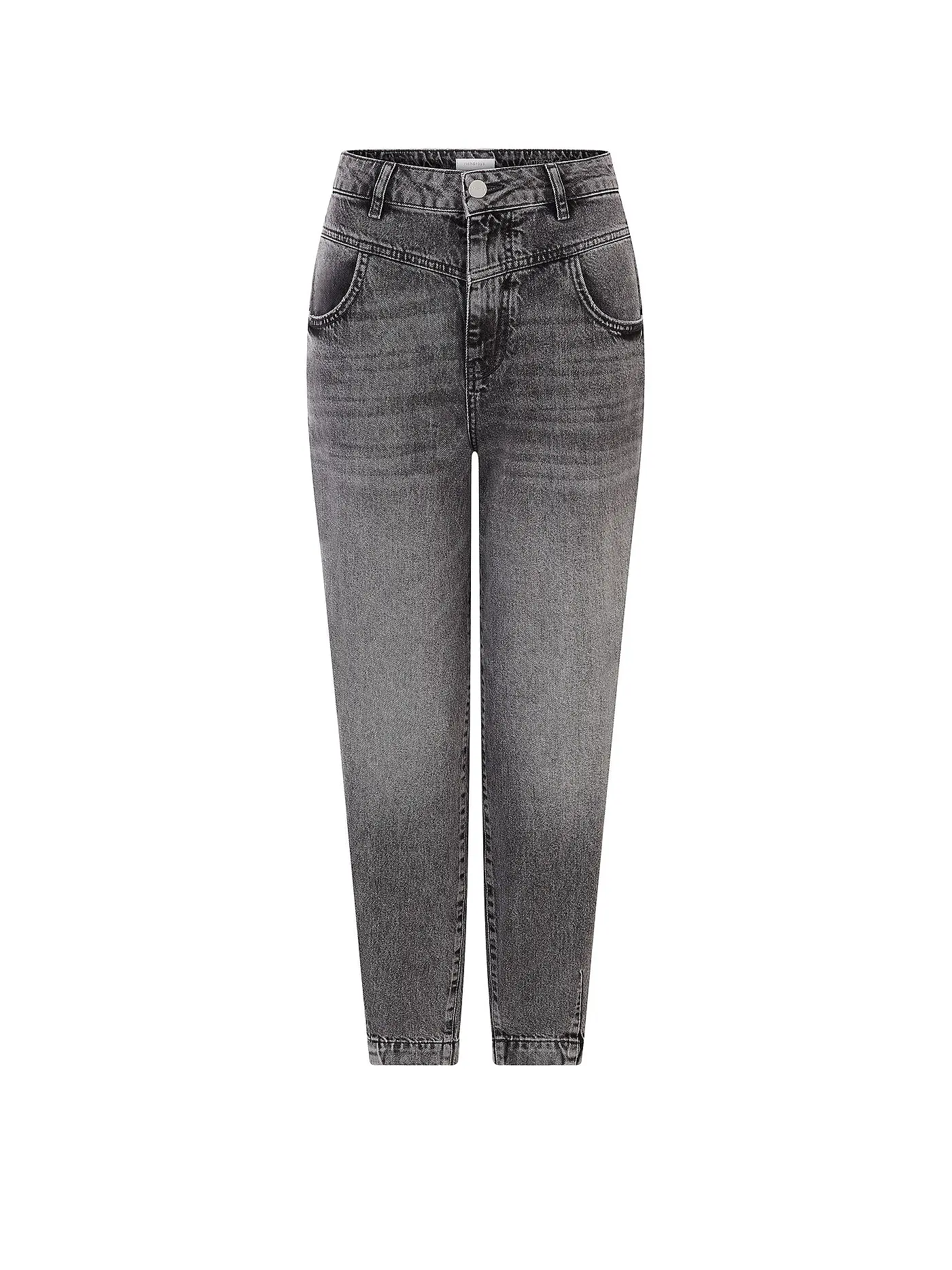 RICH & ROYAL | Jeans Mom Fit | grau