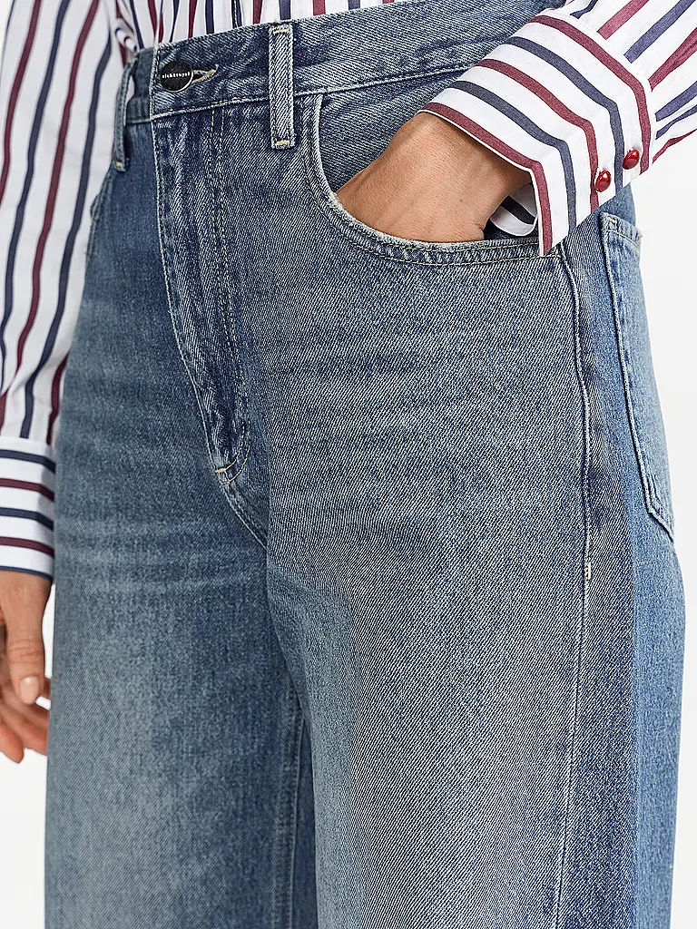 RICH & ROYAL | Jeans Wide Leg  | blau