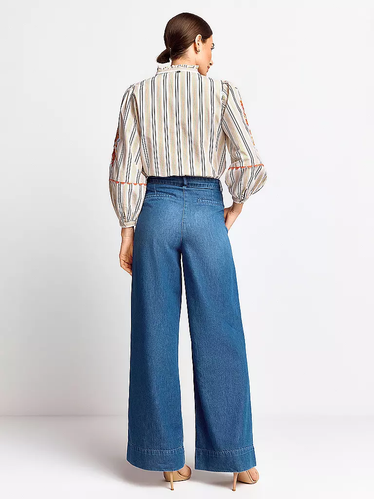 RICH & ROYAL | Jeans Wide Leg | blau