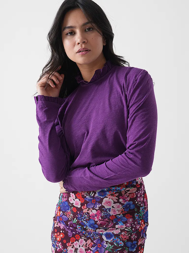 RICH & ROYAL | Langarmshirt  | lila