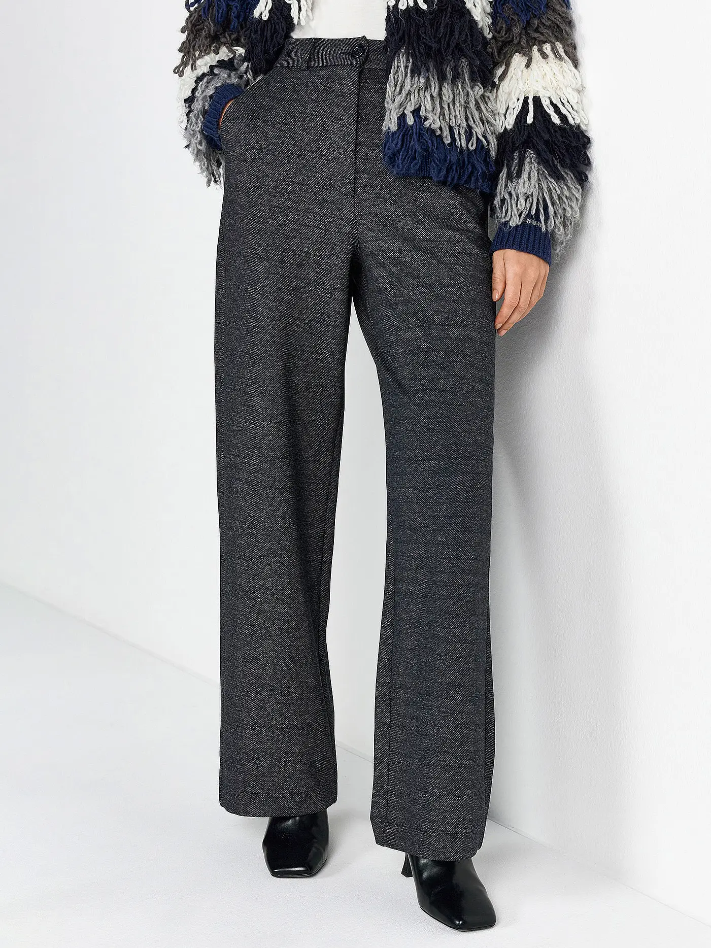 RICH & ROYAL | Marlenehose  | dunkelblau