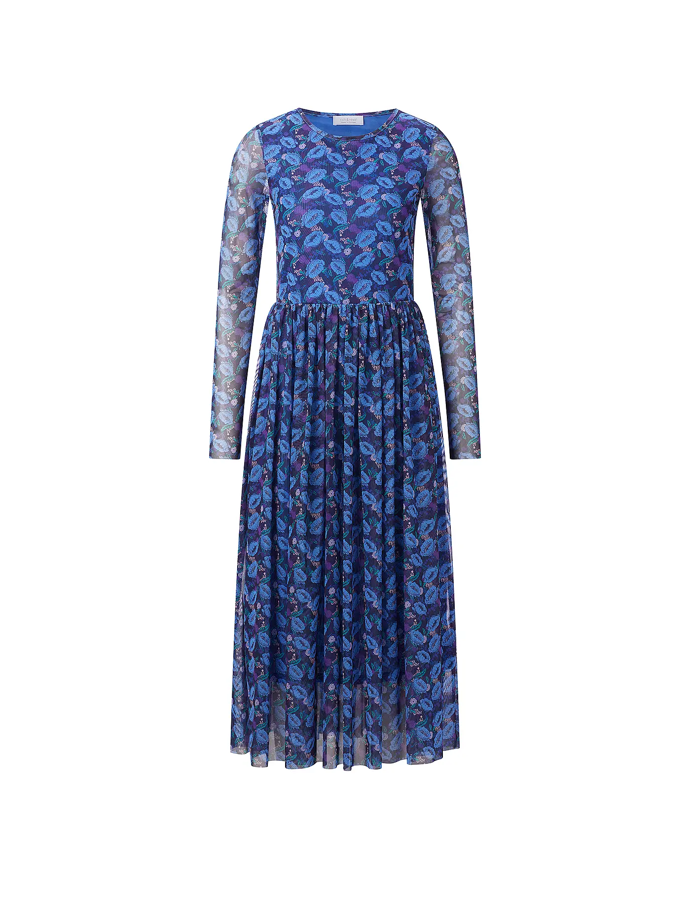 RICH & ROYAL | Midikleid  | dunkelblau