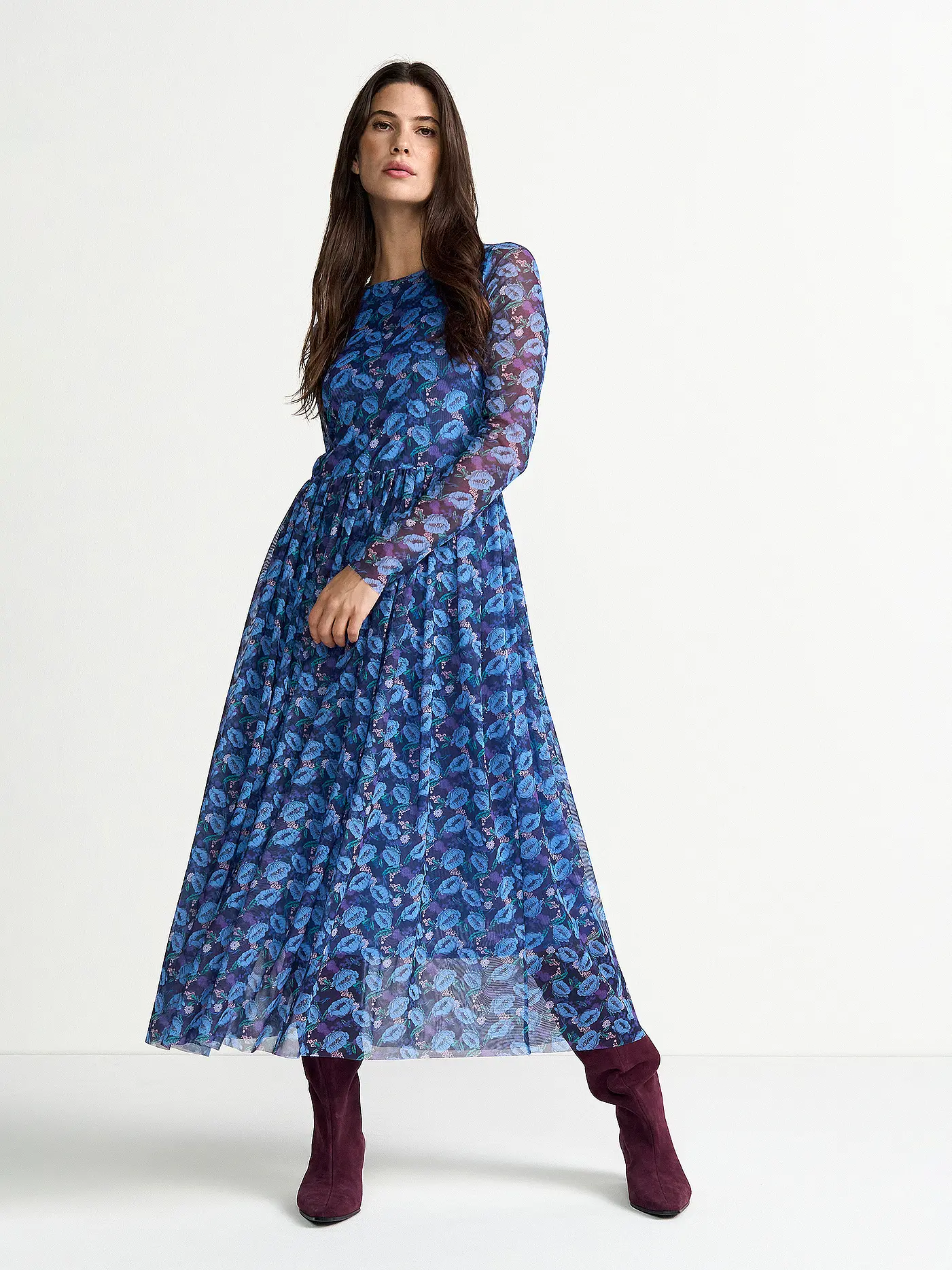 RICH & ROYAL | Midikleid  | dunkelblau