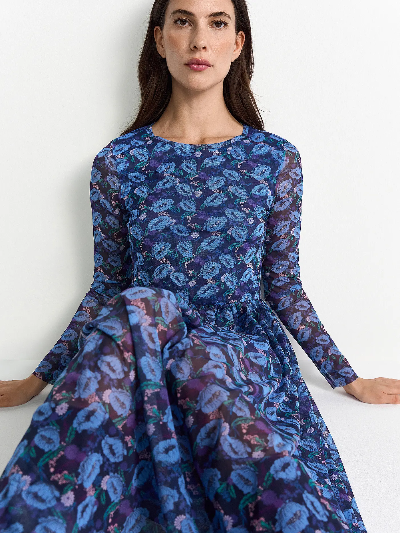RICH & ROYAL | Midikleid  | dunkelblau