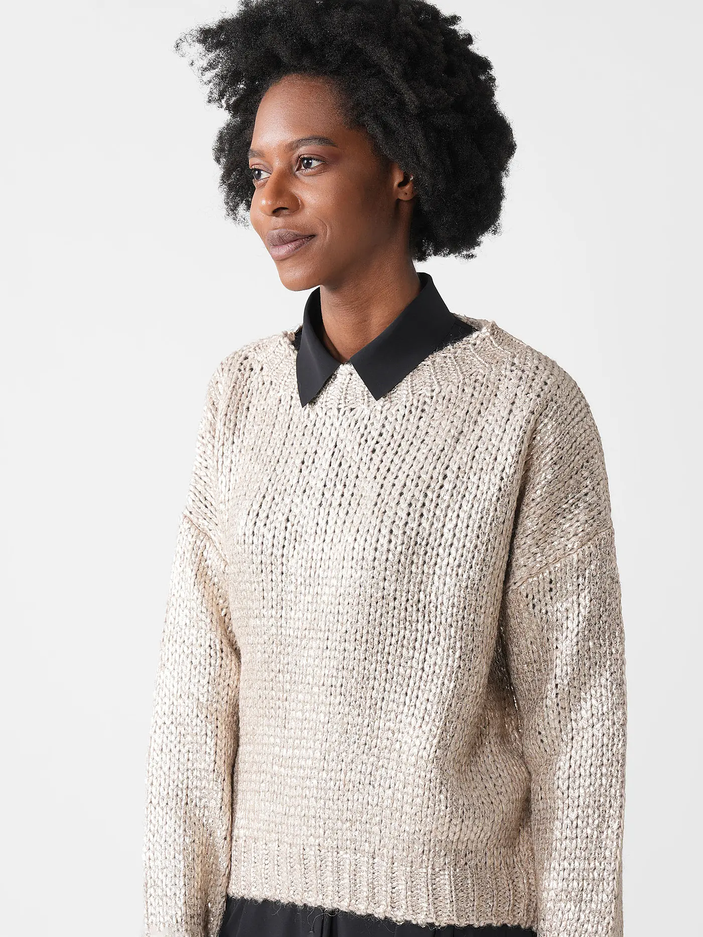 RICH & ROYAL | Pullover | gold
