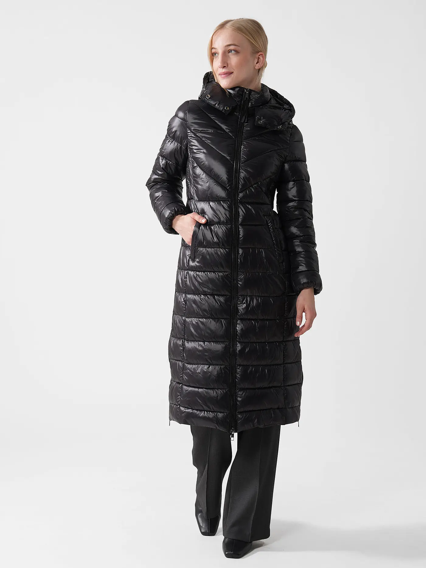 RICH & ROYAL | Steppmantel  | schwarz