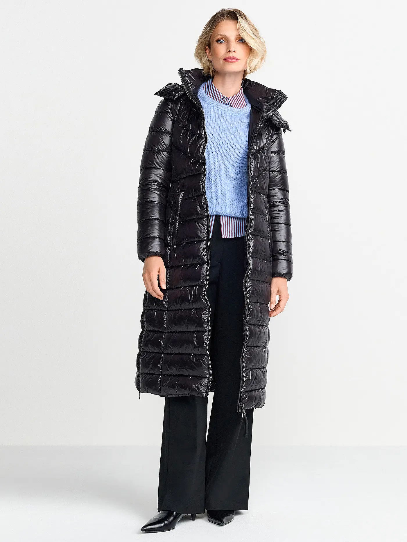 RICH & ROYAL | Steppmantel  | schwarz