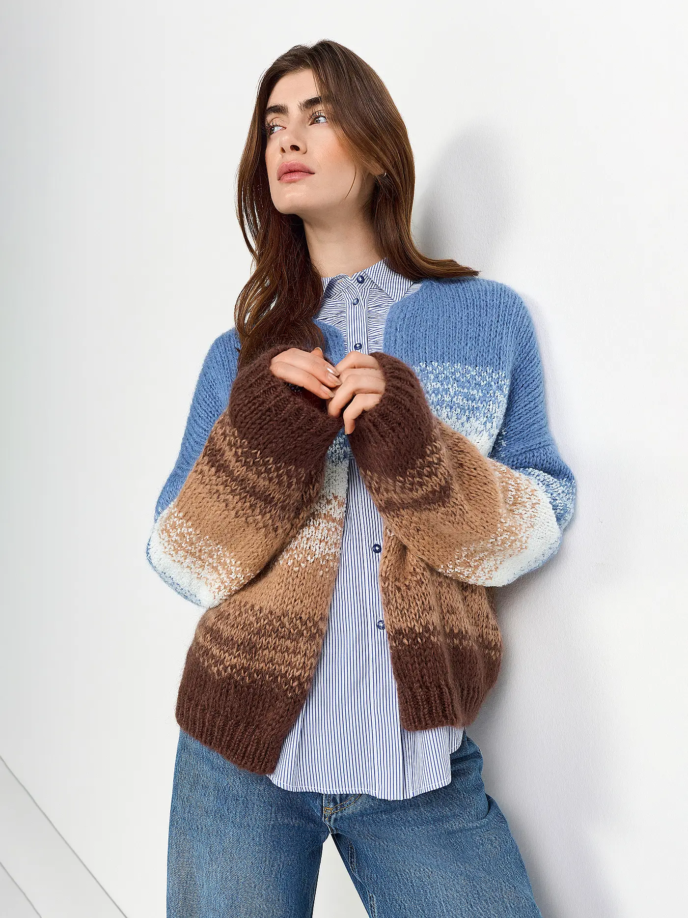 RICH & ROYAL | Strickjacke  | blau
