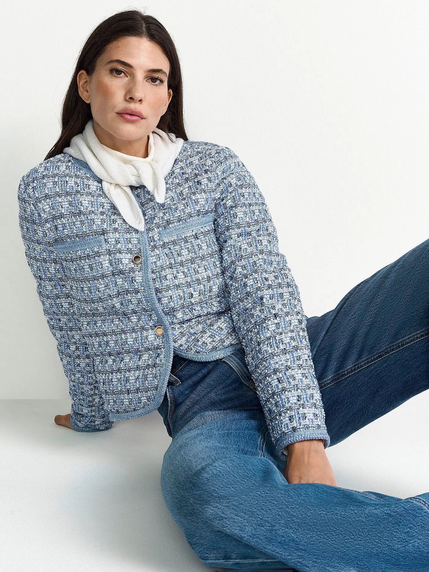 RICH & ROYAL | Strickjacke  | blau