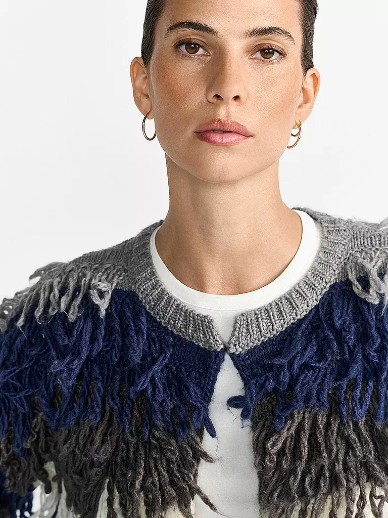 RICH & ROYAL | Strickjacke | grau