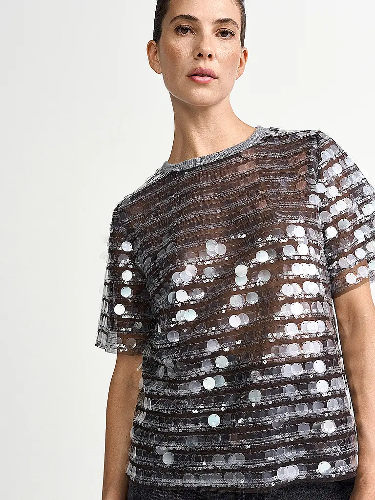 RICH & ROYAL | T-Shirt  | grau